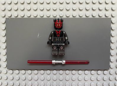 lego Star Wars sw1155 Darth Maul minifigure- Printed Legs with Silver Armor