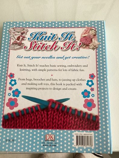 Knit It. Stitch it. Craft Book for kids.