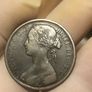 1862 One Penny Victoria Image 4