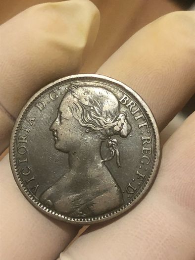 1862 One Penny Victoria