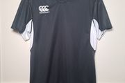 Mens CANTERBURY VAPODRI rugby shirt jersey training Size 2XL extra large black and white