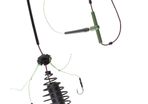 FISH KING 30-40-50g Carp Fishing Bait Cage Line Group High Carbon Steel Metal Feeder Hook Sinking Artificial Lure Accessories