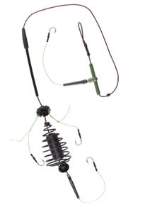 FISH KING 30-40-50g Carp Fishing Bait Cage Line Group High Carbon Steel Metal Feeder Hook Sinking Artificial Lure Accessories