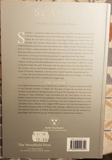 St Anne's: The Story Of A Guinness Estate by Joan Ussher Sharkey