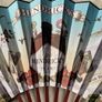 Collectible Hendricks Gin designed wooden fan Image 3