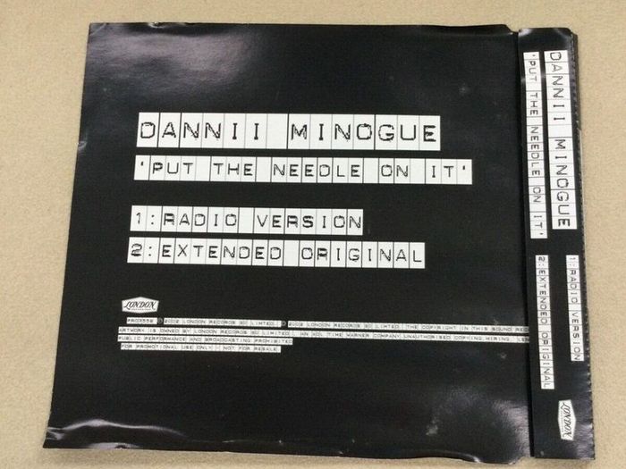 Dannii Minogue put the needle on it rare 2 track promo cd kylie hits extended