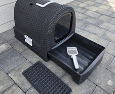 Enclosed Cat Litter Tray System - Curver  27 Litres