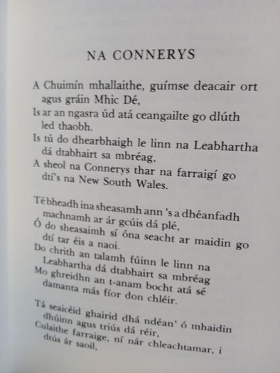 Na Connerys: Drama tri ghniomh by Liam O'Murchu (LP173)