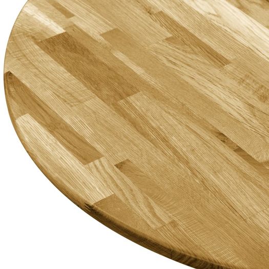 Table Top Solid Oak Wood Round 23 mm 900 mm