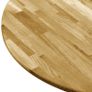 Table Top Solid Oak Wood Round 23 mm 900 mm Image 4