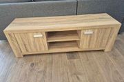 Pine-look TV cabinet with storage