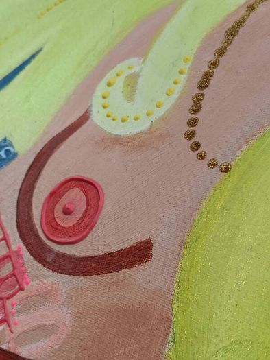 Lucia Cullinane Large Acrylic on Canvas