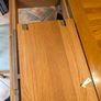solid oak extending dining table and chairs Image 6