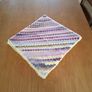 Blanket Hand Crochet 36"Sq Stunning Blanket Image 6
