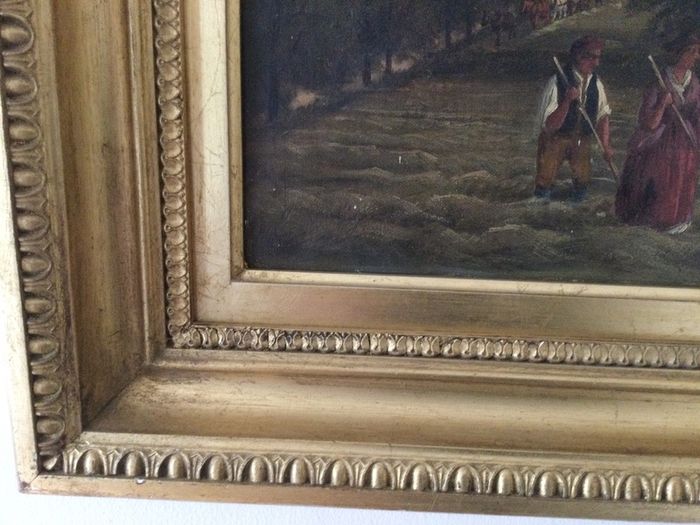 Art- Original Oil on Canvas 19th Cent.