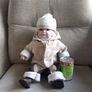 Georgous Porcelain/Ceramic Winter Doll Image 6