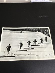 Rare/Genuine 1936 Winter Olympics Photograph card