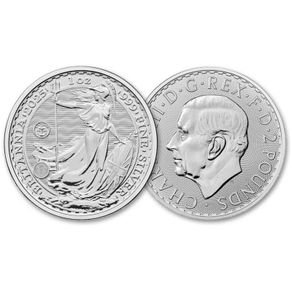 2025 UK 2 Pounds Britannia 1oz Silver Bullion Coin Privy Mark Tilawa.(In Capsule)