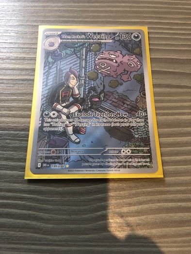 pokemon card team rocket weezing