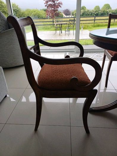 Mahonogy Dining Table & Chairs