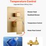 Shower Faucet Set, Rainfall Bathroom Shower System Image 5