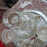 Vintage French liquor service set with mirrored serving tray Image 6