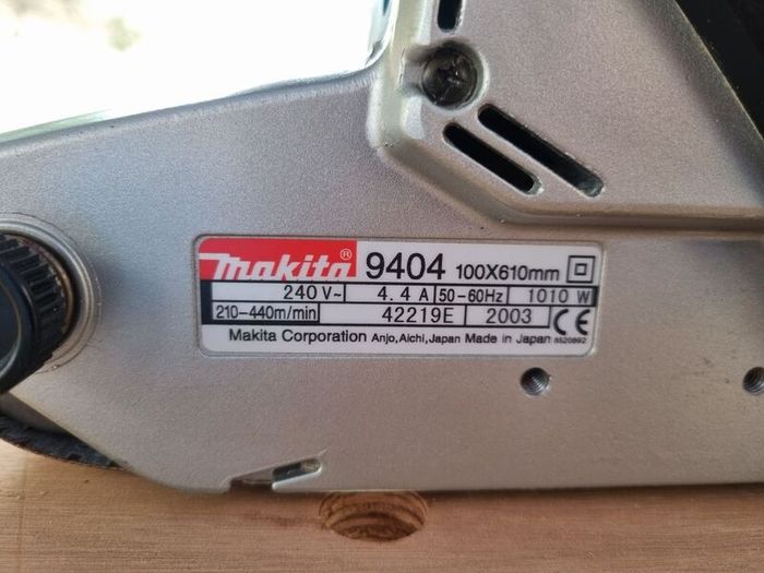 makita 9404 belt sander