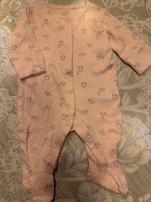 baby girl Next newborn sleeping suit