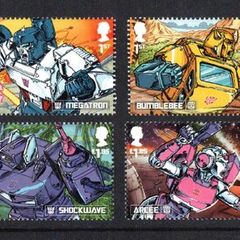 2022 Great Britain The Transformers Commemorative Stamps Mint Never Hinged (MNH)