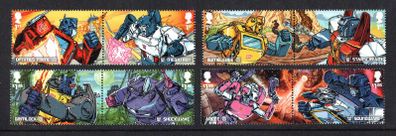 2022 Great Britain The Transformers Commemorative Stamps Mint Never Hinged (MNH)
