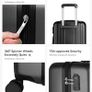 Carry On Suitcase for Airplanes PC Hard Shell Luggage with Smooth Spinner Wheels & TSA Lock (56x36x24 cm, Black) Image 5