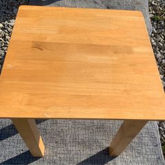 Solid Wood Square Side Table/ Bedside Table