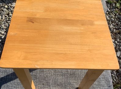 Solid Wood Square Side Table/ Bedside Table