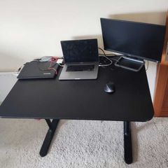 Ikea BEKANT Black Office Desk
