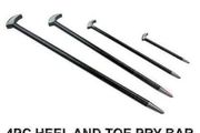 US PRO Tools 4pc Heel Bar Set Podgers Pry Bars Toe 150, 300, 400, 500mm 6857