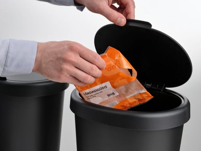 Small black bin