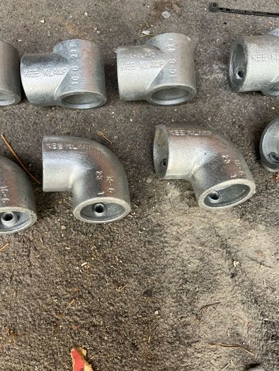KEE KLAMP . Rail and fittings . Heavy gauge . Galvanized