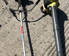 garden tools strimmers and leaf blower