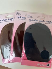 3 Sets Sew On Oval Patches