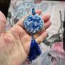 Vintage Dragon Delf Pendant Image 4