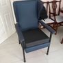 High back orthopaedic chair & cushion Image 4