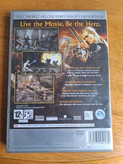 Lord of the Rings: The Return of the King PS2 - Platinum