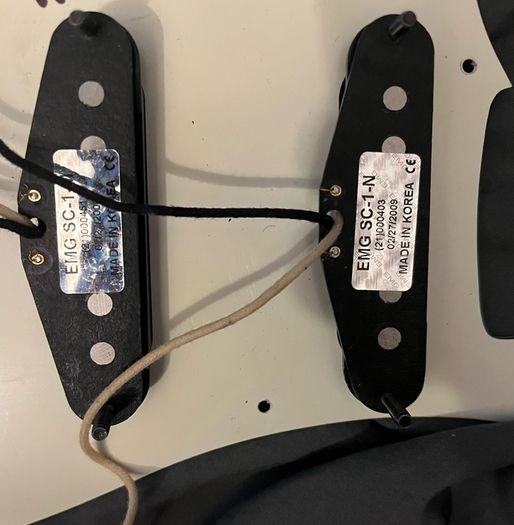 Emg hz SC 1 N SC 1 M neck middle single coil passive pickups fender Stratocaster electric guitar parts accessories
