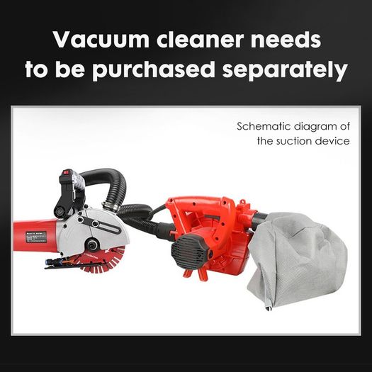 BRAND NEW EU Stock Wall Groove Cutting Machine 4000W 6500RPM Electric Wall Chaser 5x133mm Saw Blades Slot Brick Concrete Granite Marble