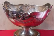 Francis Howard/ Sheffield Silver Plate/ pedestal bon bon dish