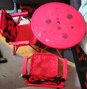 Kids Ladybird Picnic Table and Chair Set