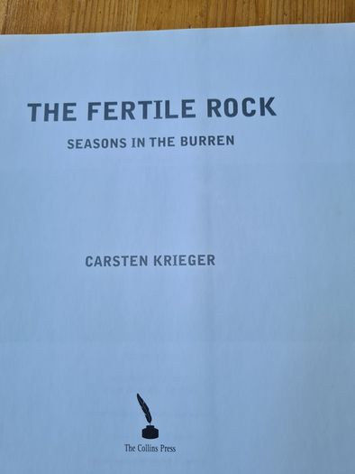 The Fertile Rock. Seasons In The Buren. By Carsten Kriegar.. Beautiful  Photographic  Seens Of The Buren. LARGE VOLUME BOOK.