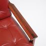 Vintage Danish Rosewood & Leather Three Seat Sofa Capella by Illum Wikkelso for N. Eilersen, 1960s. Image 7