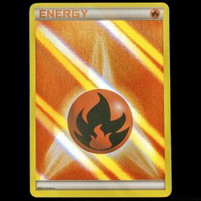 Fire Energy Reverse Holo B&W Black and White Pokemon Card 2013