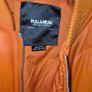Pull & Bear Burnt Orange Puffer Bomber - Size 12, AV Image 5